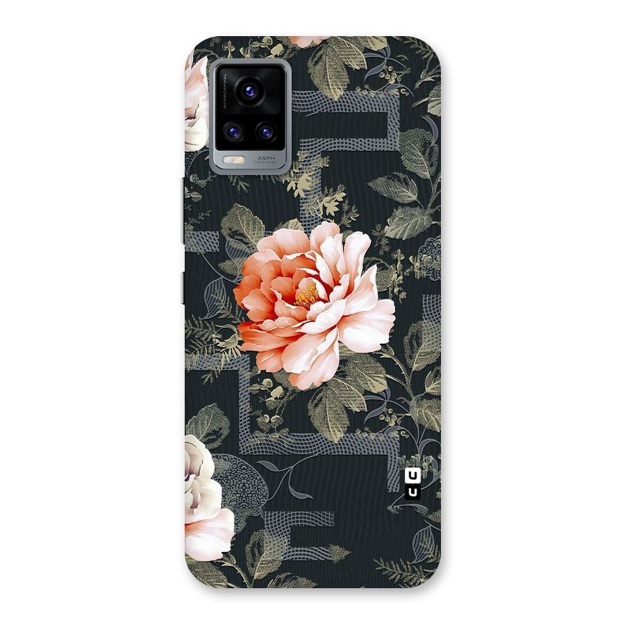 Art And Floral Back Case for Vivo V20