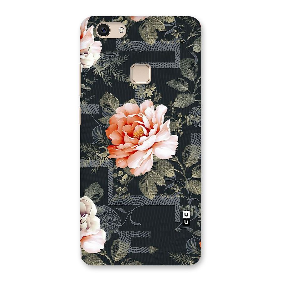 Art And Floral Back Case for Vivo V7