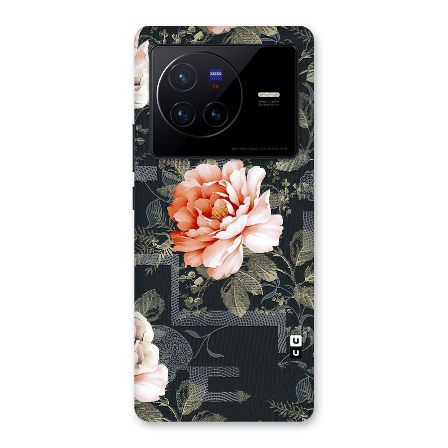 Art And Floral Back Case for Vivo X80