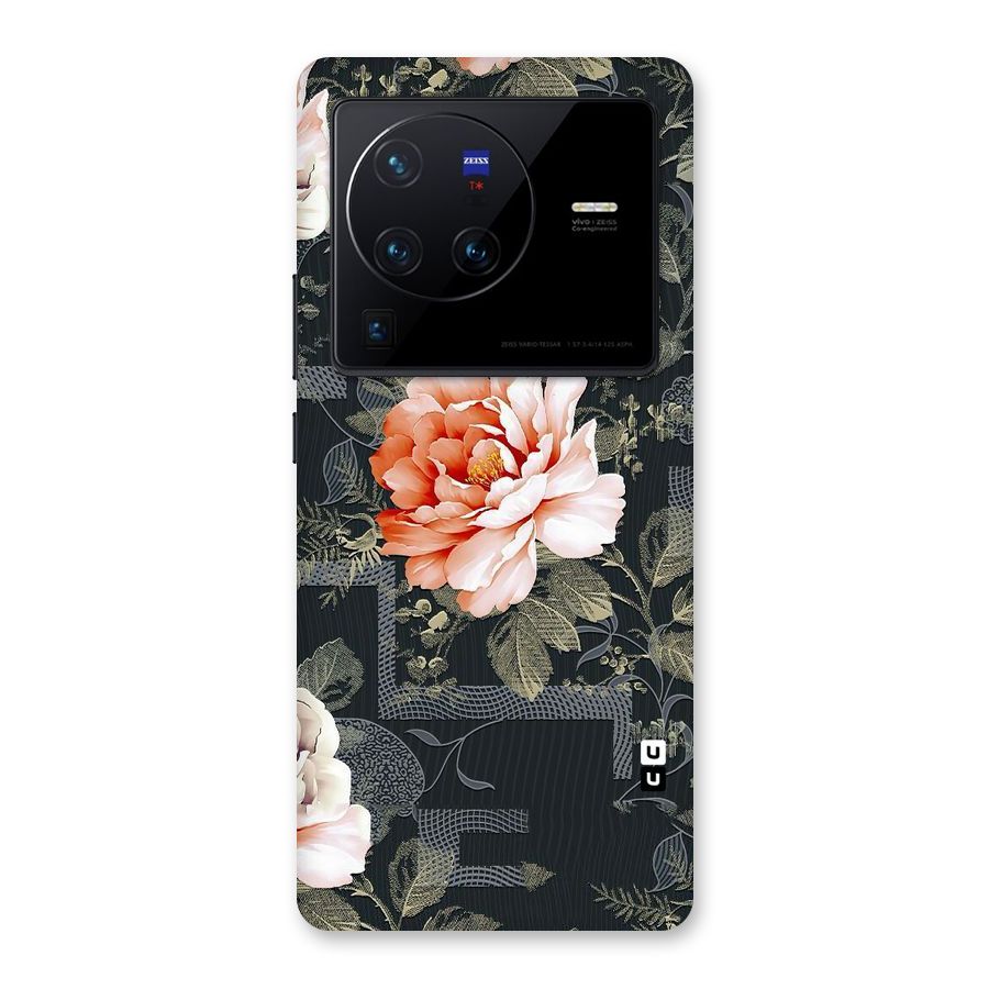 Art And Floral Back Case for Vivo X80 Pro