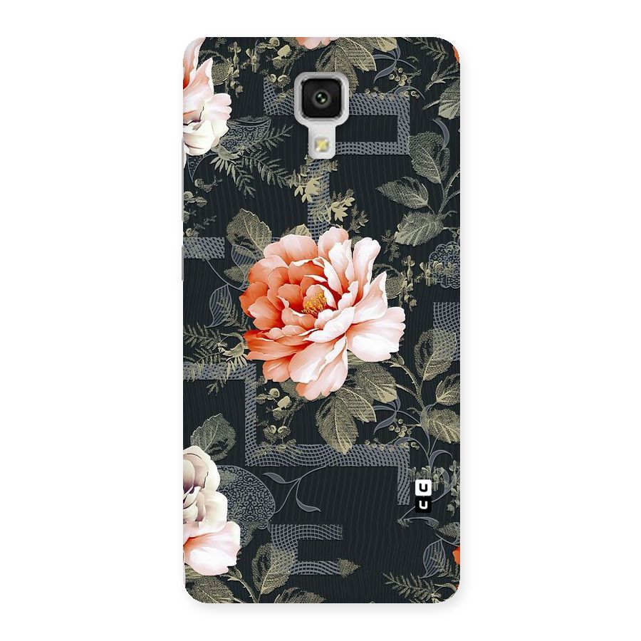 Art And Floral Back Case for Xiaomi Mi 4