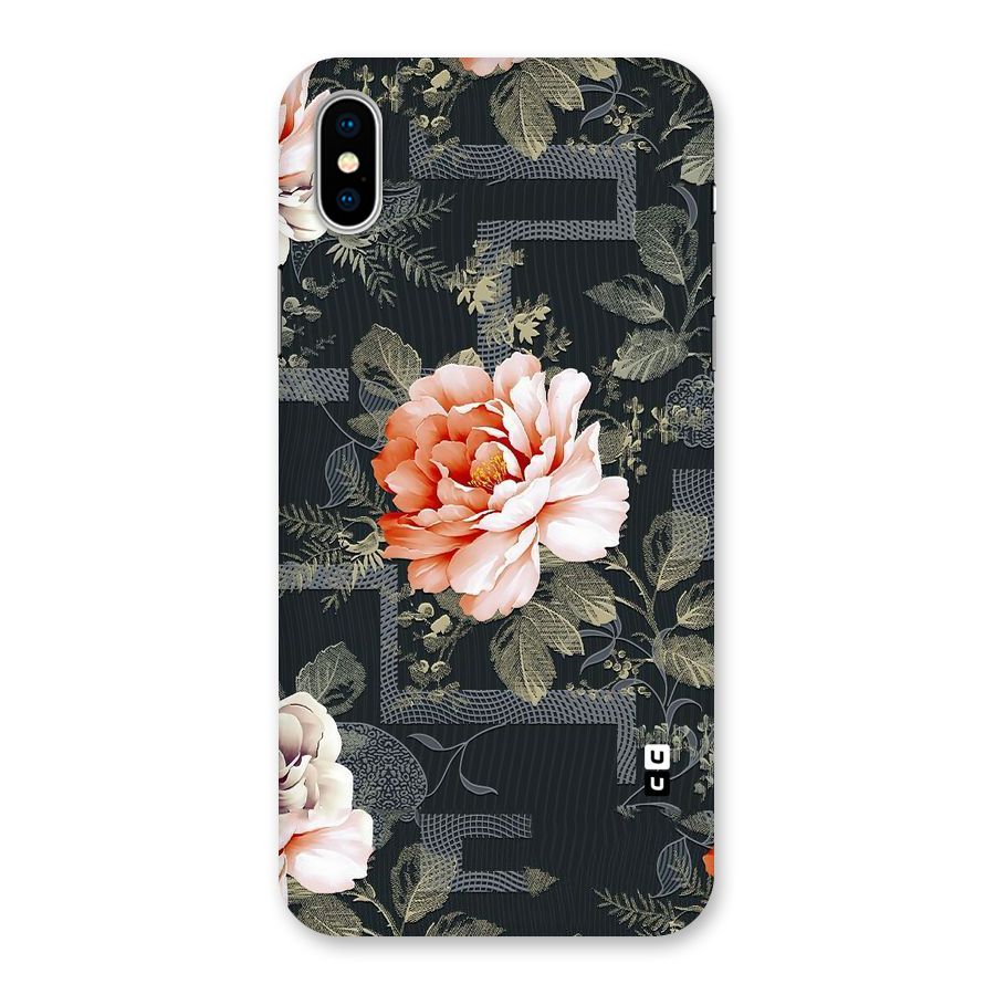 Art And Floral Back Case for iPhone XS