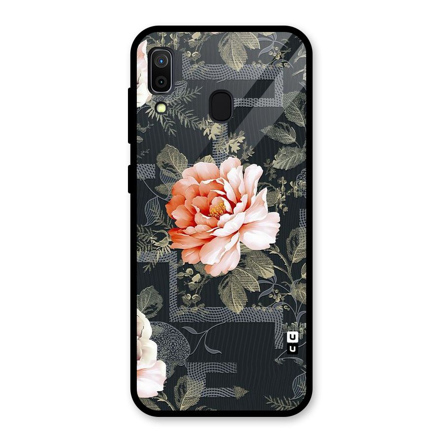 Art And Floral Glass Back Case for Galaxy A30