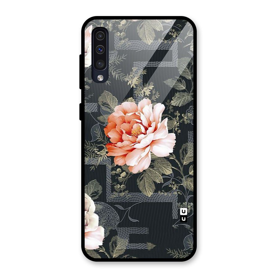 Art And Floral Glass Back Case for Galaxy A50