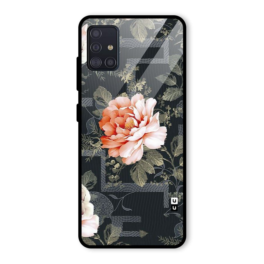 Art And Floral Glass Back Case for Galaxy A51