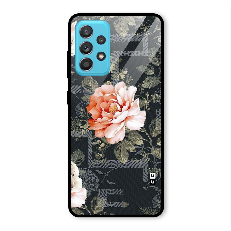 Art And Floral Glass Back Case for Galaxy A52