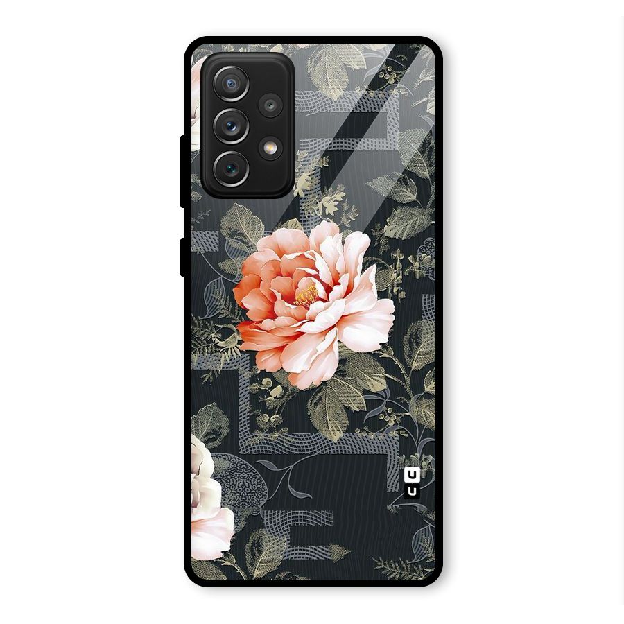 Art And Floral Glass Back Case for Galaxy A72