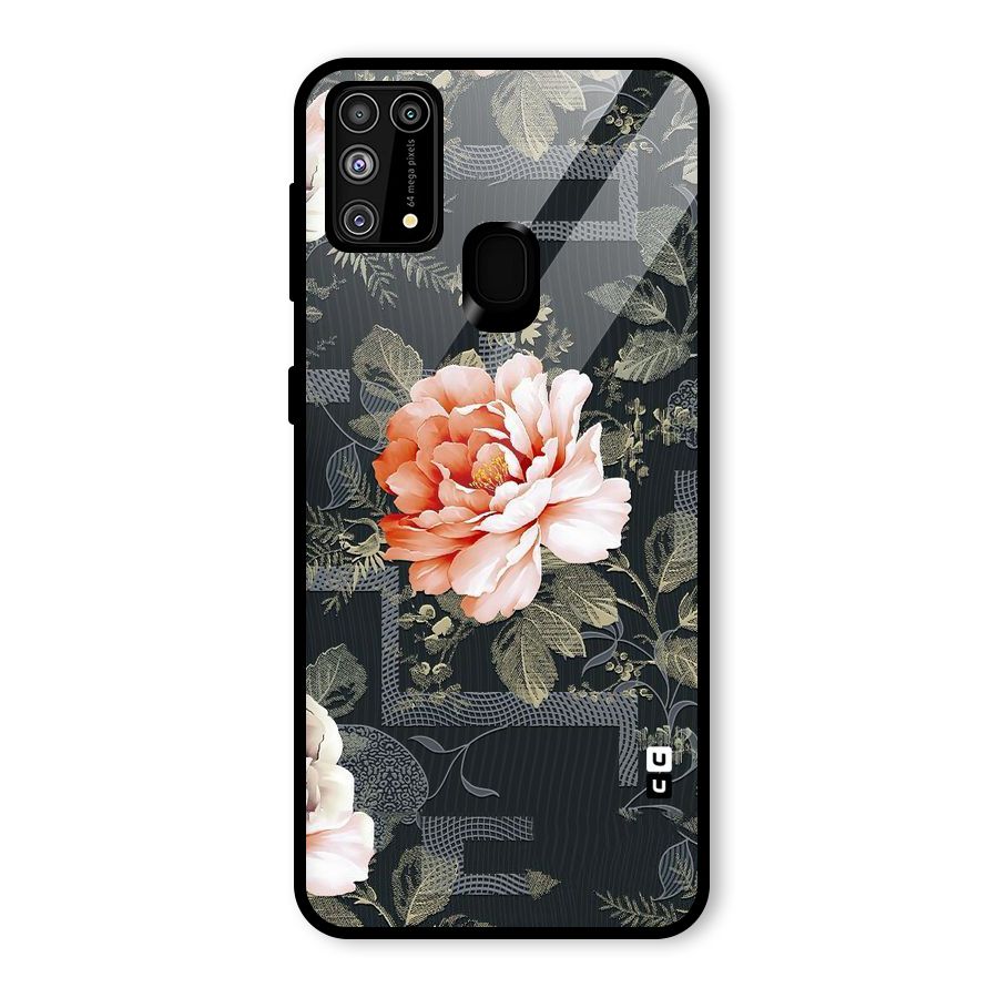 Art And Floral Glass Back Case for Galaxy F41
