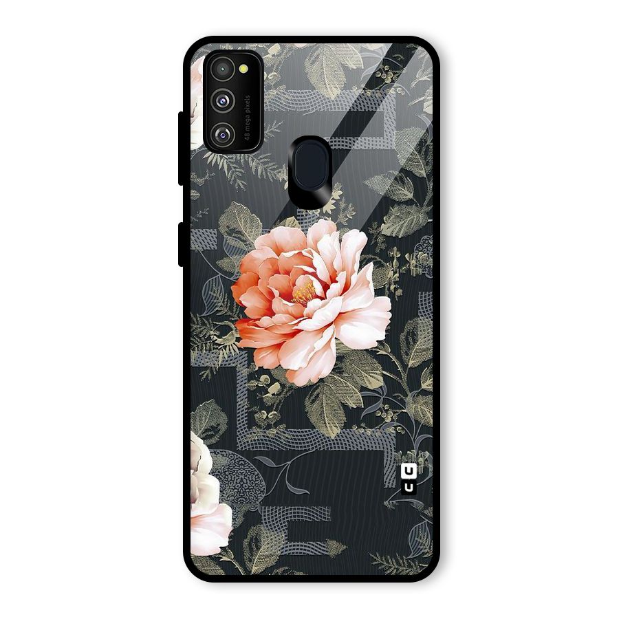 Art And Floral Glass Back Case for Galaxy M30s