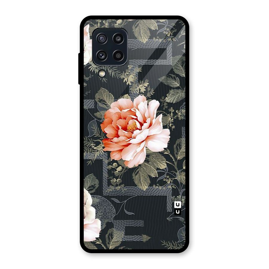 Art And Floral Glass Back Case for Galaxy M32