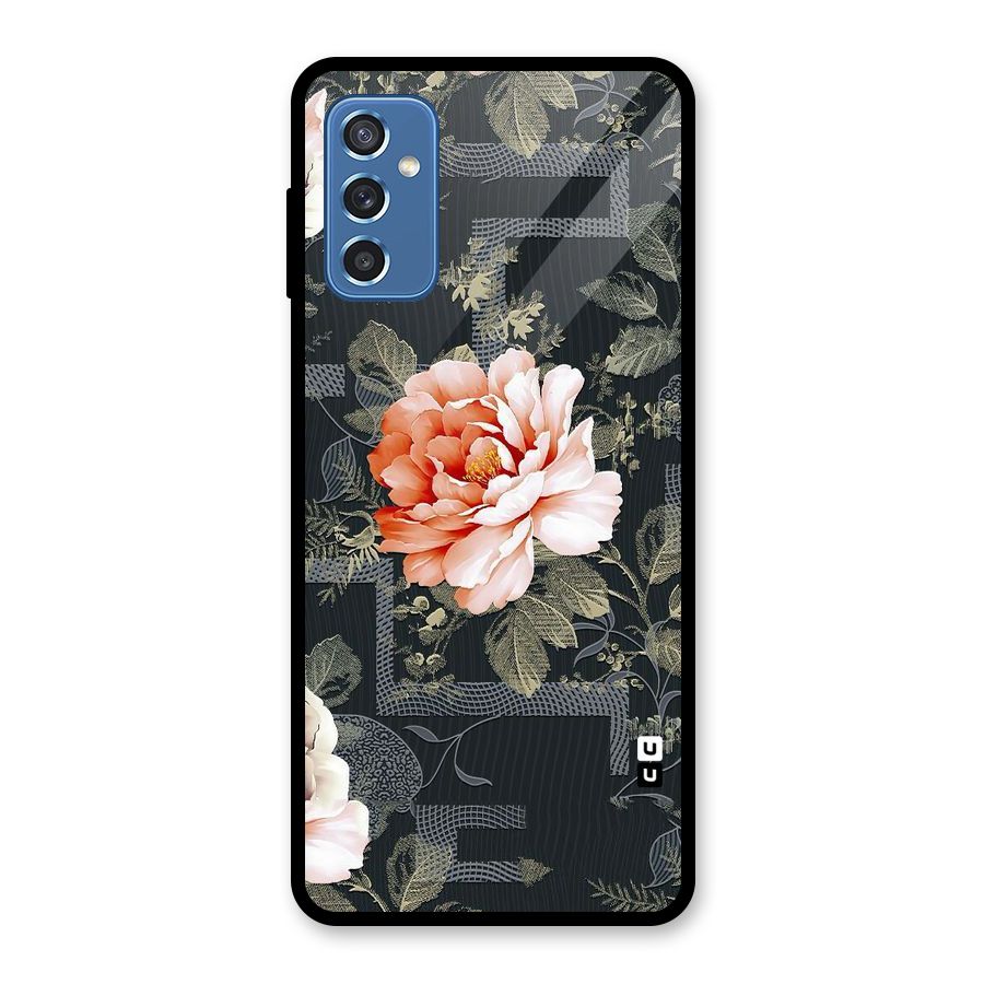 Art And Floral Glass Back Case for Galaxy M52 5G