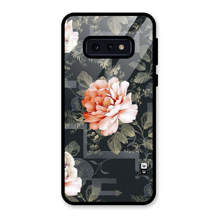 Art And Floral Glass Back Case for Galaxy S10e