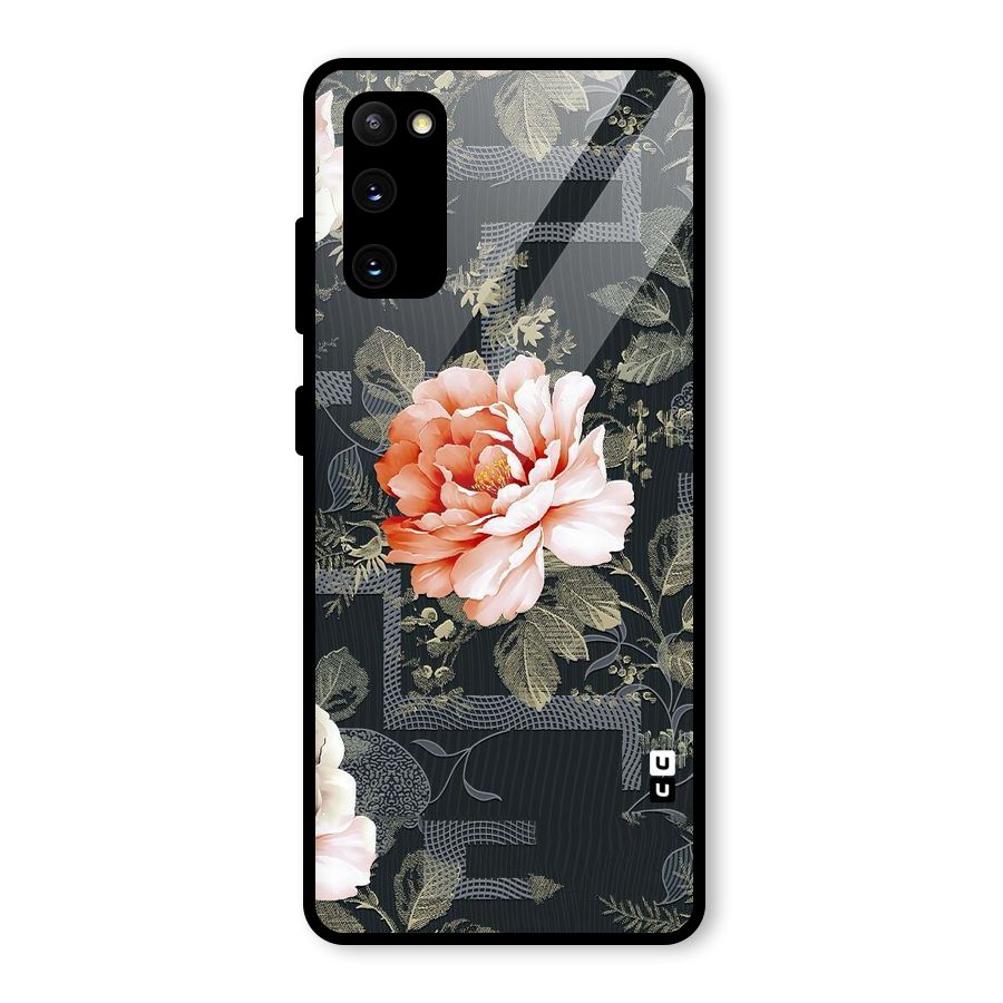 Art And Floral Glass Back Case for Galaxy S20 FE