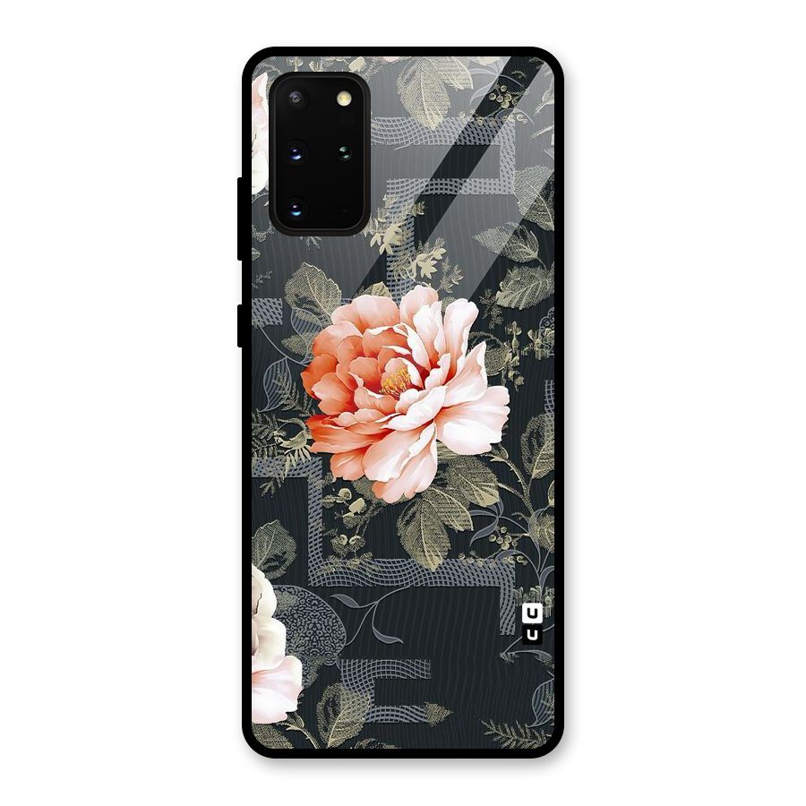 Art And Floral Glass Back Case for Galaxy S20 Plus