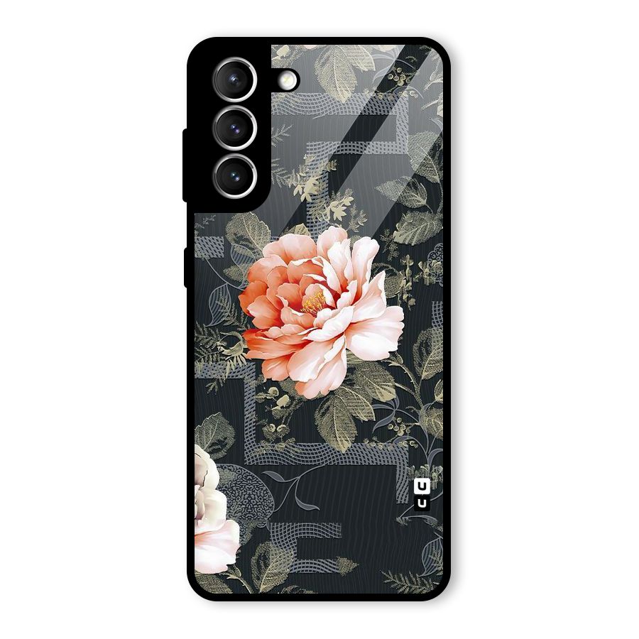 Art And Floral Glass Back Case for Galaxy S21 5G