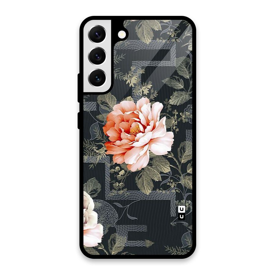 Art And Floral Glass Back Case for Galaxy S22 Plus 5G