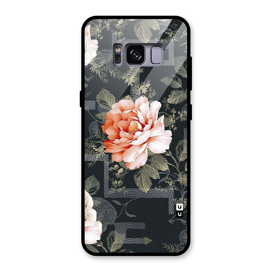 Art And Floral Glass Back Case for Galaxy S8