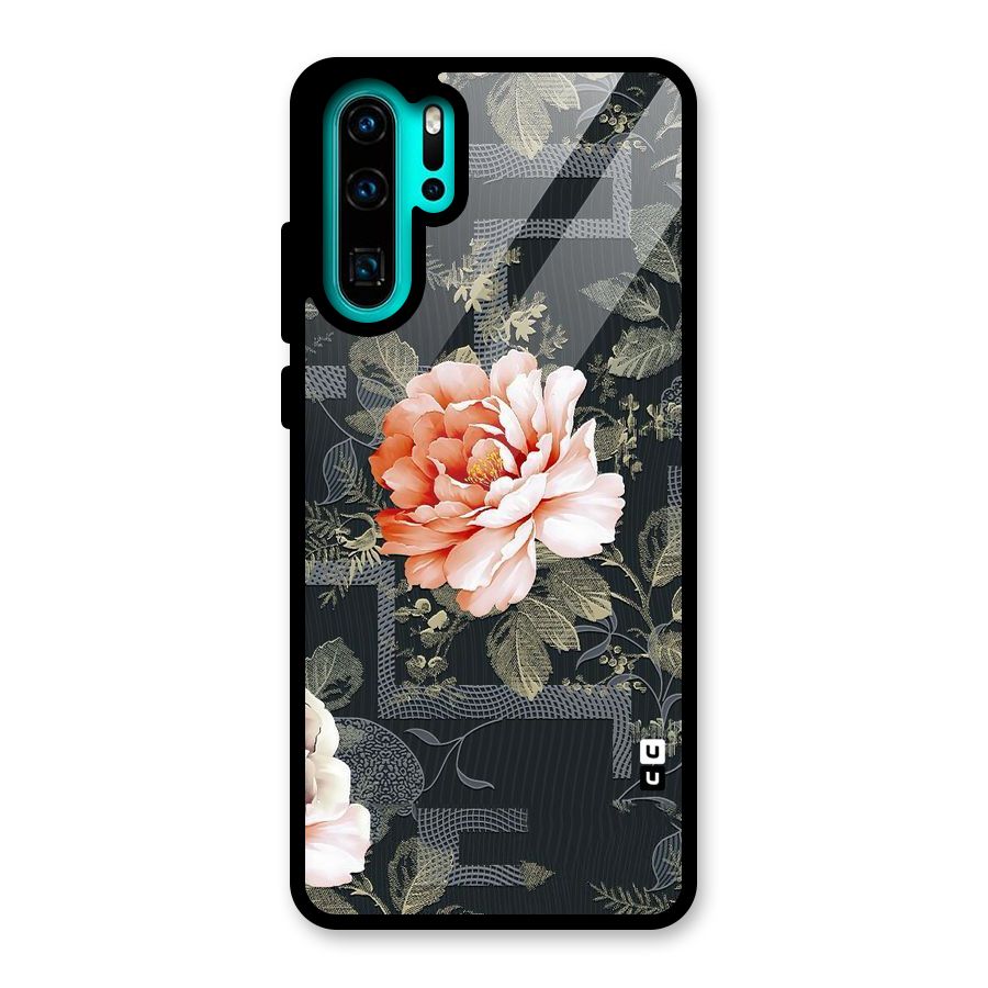 Art And Floral Glass Back Case for Huawei P30 Pro