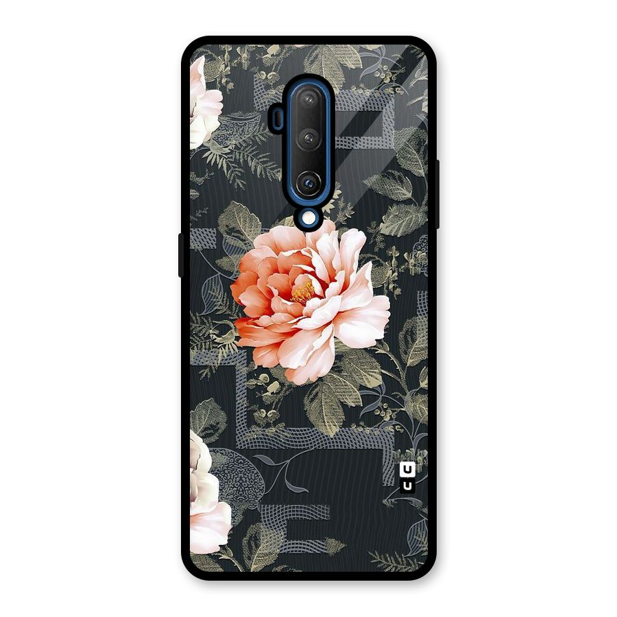 Art And Floral Glass Back Case for OnePlus 7T Pro