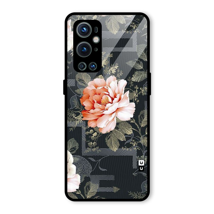 Art And Floral Glass Back Case for OnePlus 9 Pro