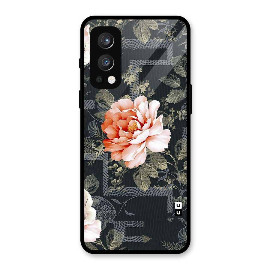 Art And Floral Glass Back Case for OnePlus Nord 2 5G