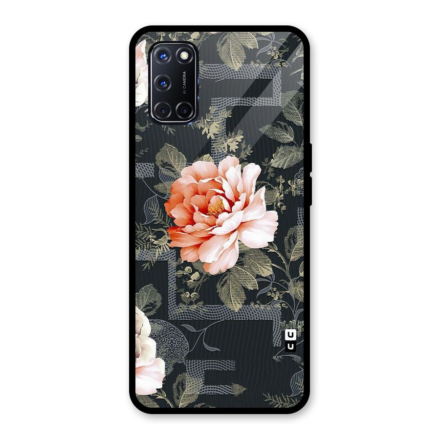 Art And Floral Glass Back Case for Oppo A52