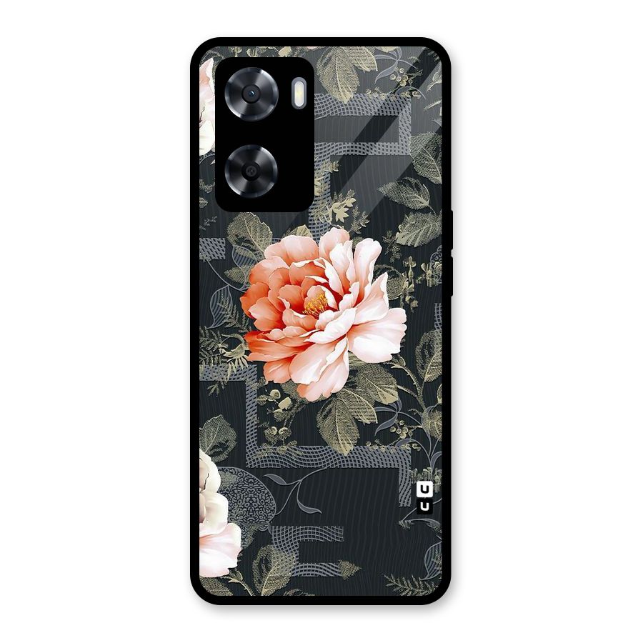 Art And Floral Glass Back Case for Oppo A57 2022