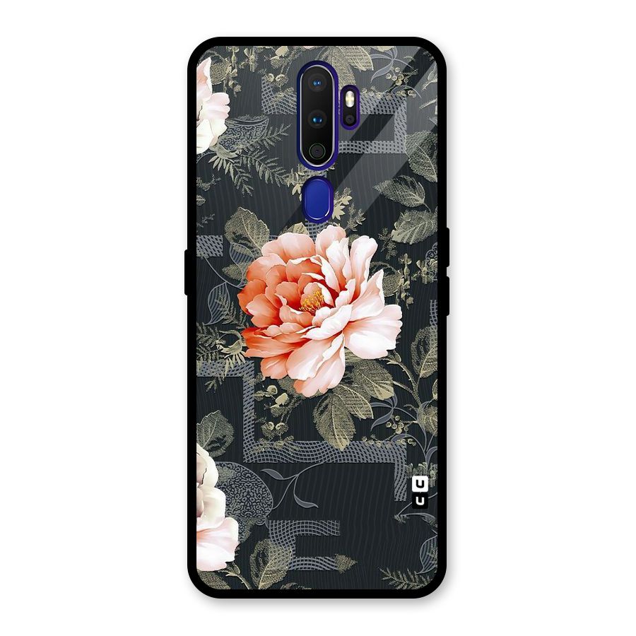 Art And Floral Glass Back Case for Oppo A9 (2020)