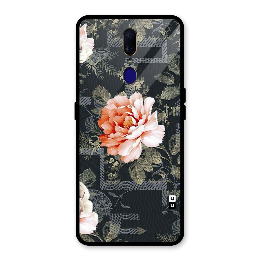 Art And Floral Glass Back Case for Oppo F11