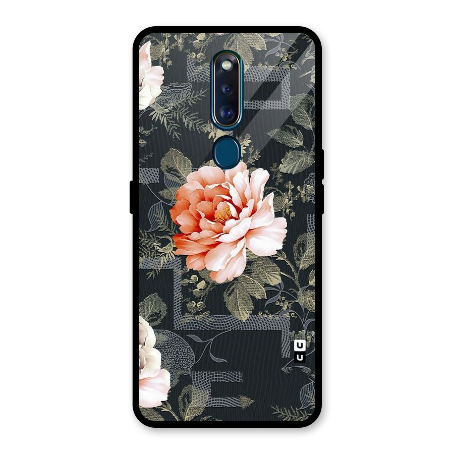 Art And Floral Glass Back Case for Oppo F11 Pro