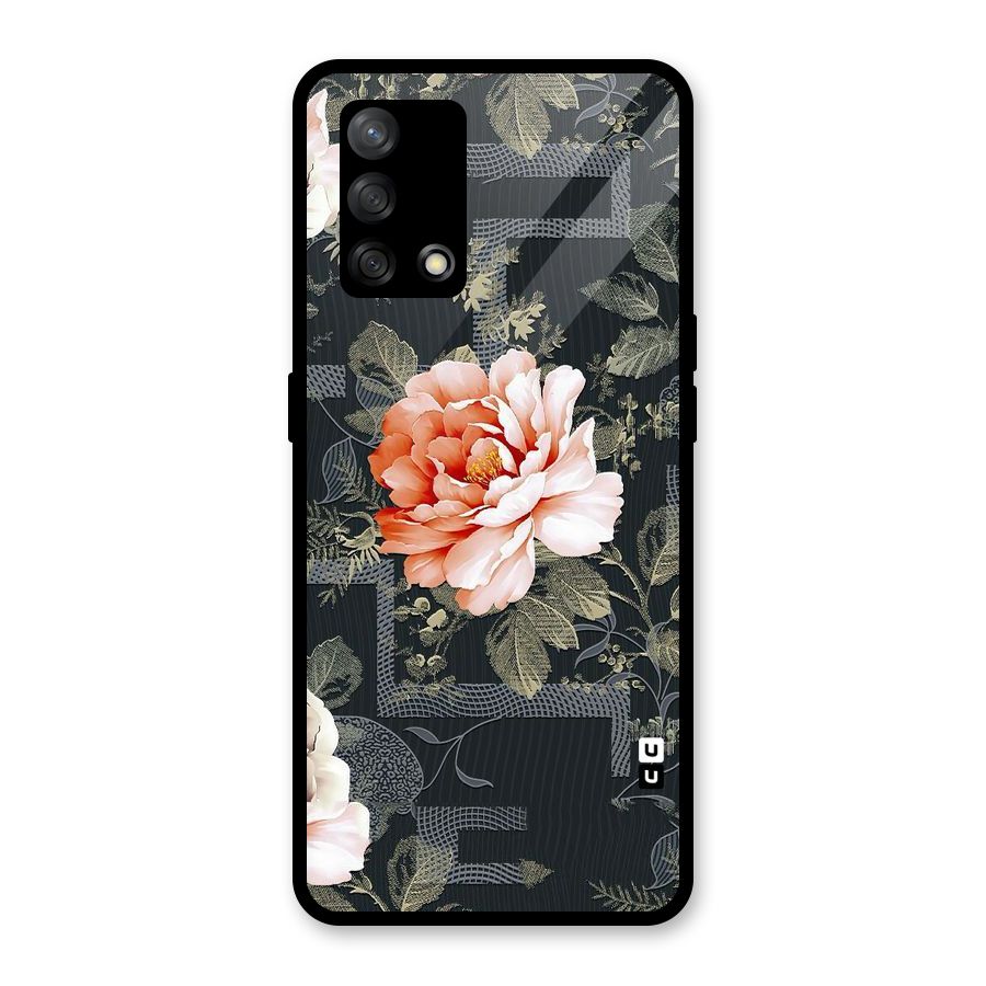 Art And Floral Glass Back Case for Oppo F19
