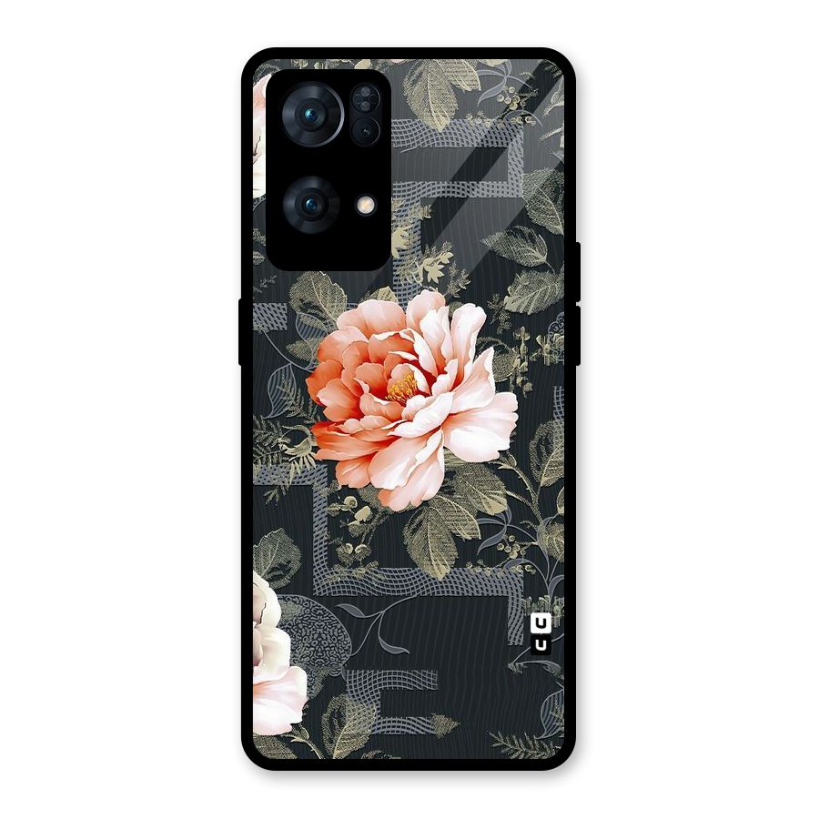 Art And Floral Glass Back Case for Oppo Reno7 Pro 5G