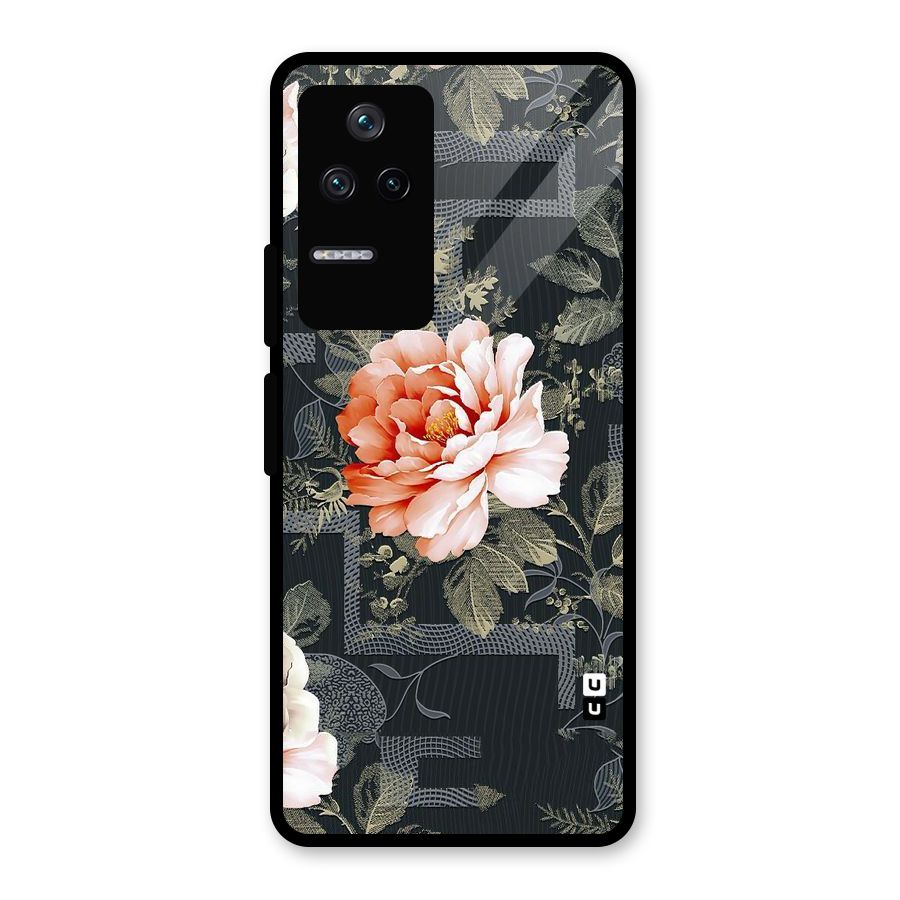 Art And Floral Glass Back Case for Poco F4 5G