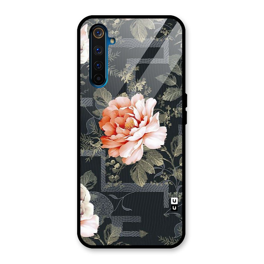 Art And Floral Glass Back Case for Realme 6 Pro