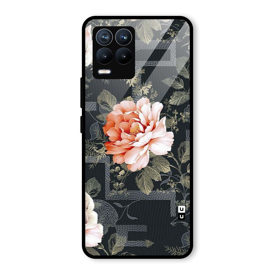 Art And Floral Glass Back Case for Realme 8 Pro
