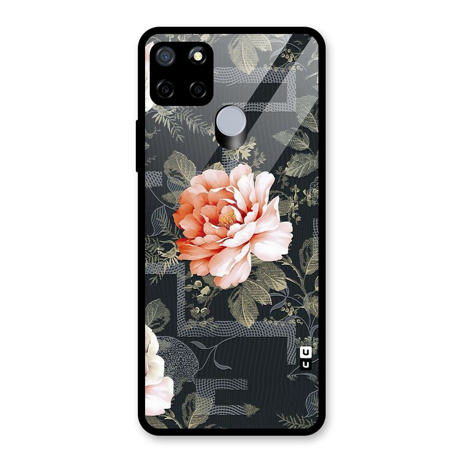 Art And Floral Glass Back Case for Realme C15
