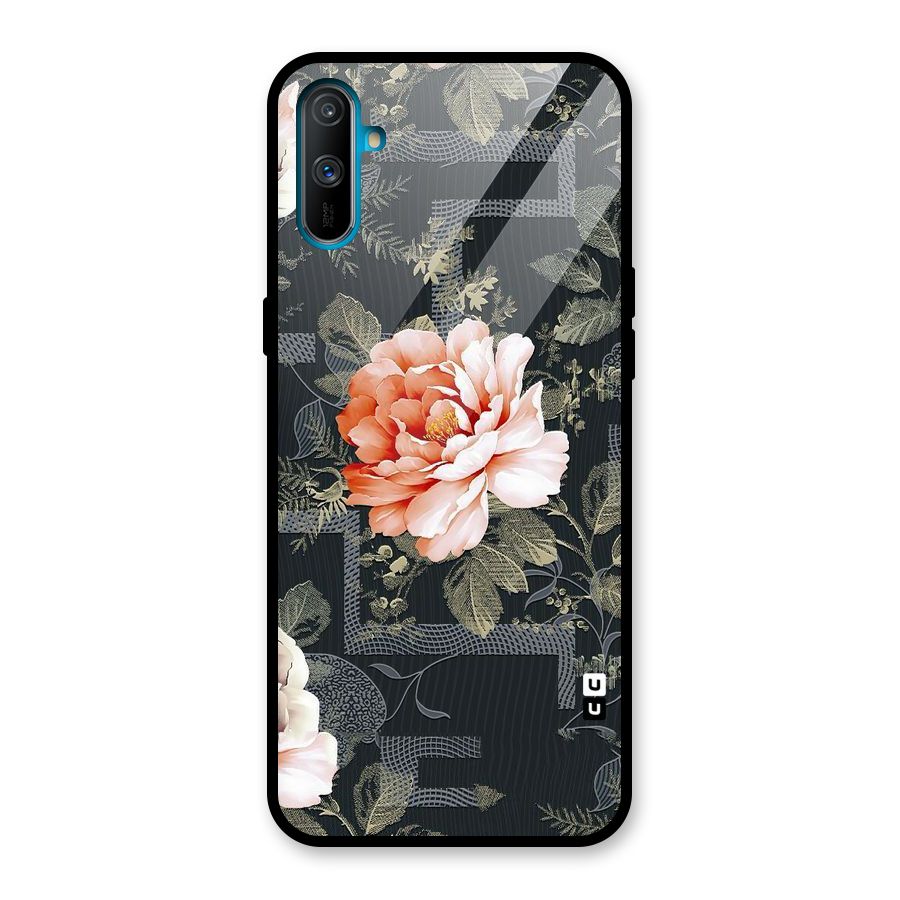 Art And Floral Glass Back Case for Realme C3