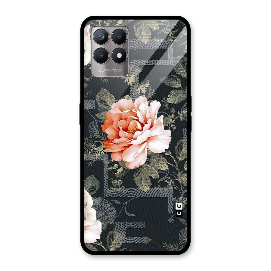 Art And Floral Glass Back Case for Realme Narzo 50