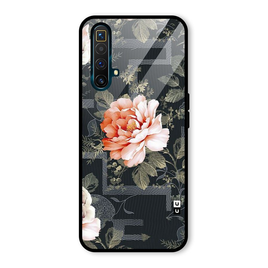 Art And Floral Glass Back Case for Realme X3