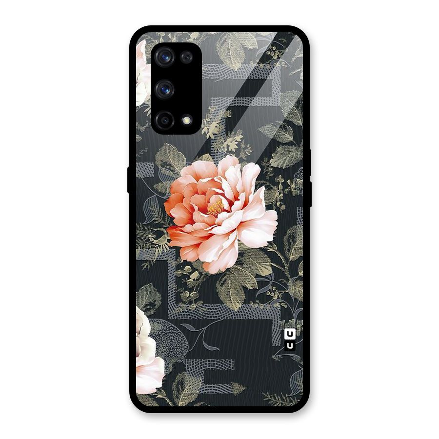 Art And Floral Glass Back Case for Realme X7 Pro