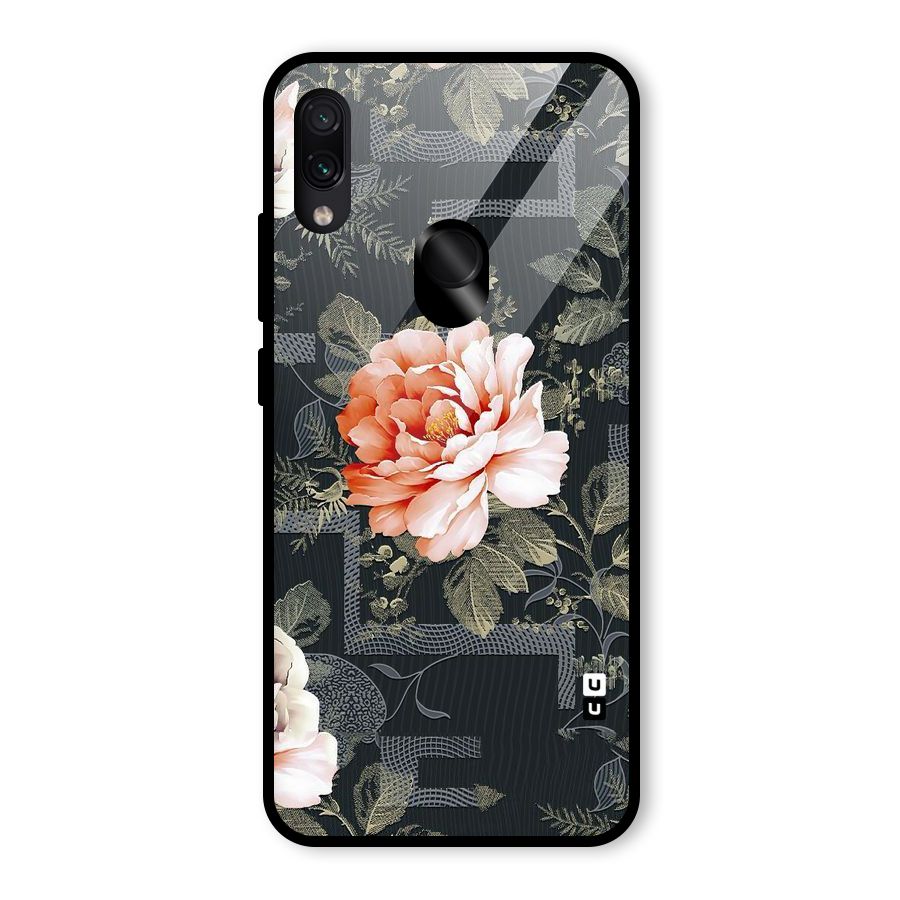 Art And Floral Glass Back Case for Redmi Note 7 Pro