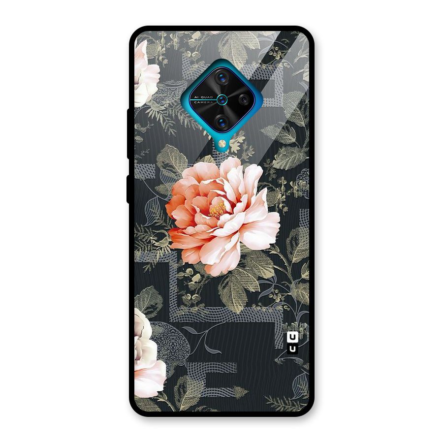 Art And Floral Glass Back Case for Vivo S1 Pro