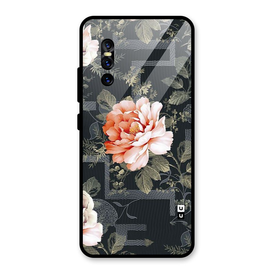Art And Floral Glass Back Case for Vivo V15 Pro