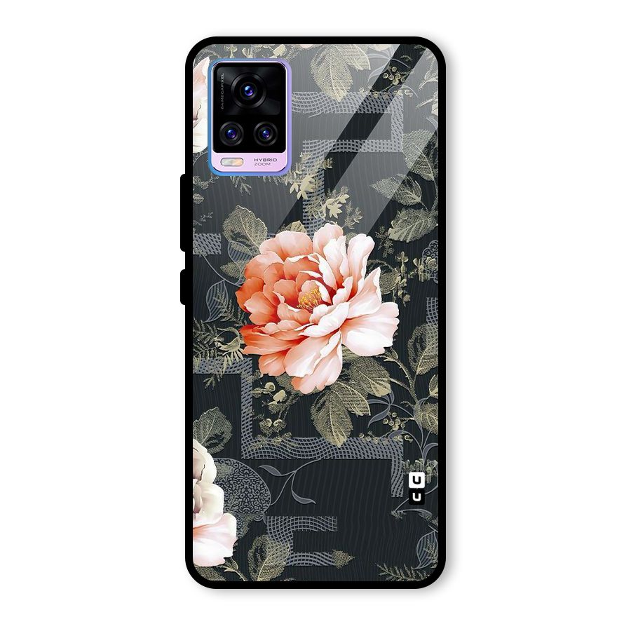 Art And Floral Glass Back Case for Vivo V20 Pro