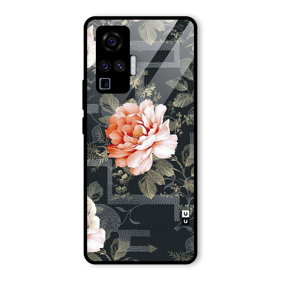 Art And Floral Glass Back Case for Vivo X50 Pro