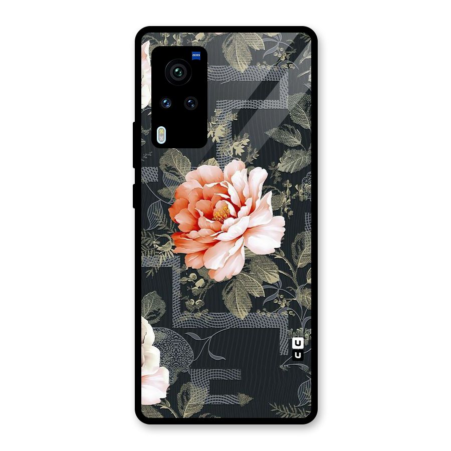 Art And Floral Glass Back Case for Vivo X60 Pro