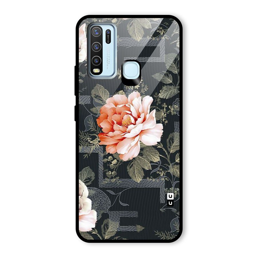 Art And Floral Glass Back Case for Vivo Y50