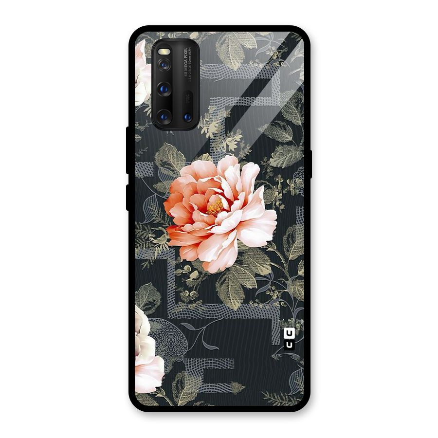 Art And Floral Glass Back Case for Vivo iQOO 3