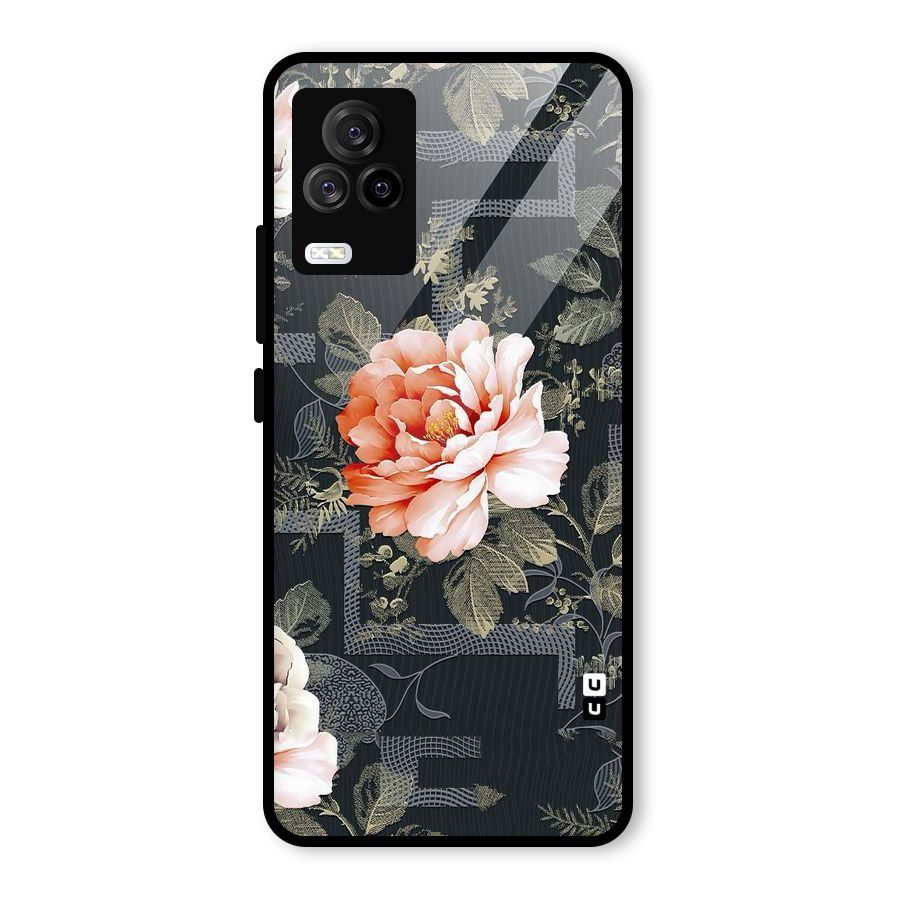 Art And Floral Glass Back Case for Vivo iQOO 7 Legend 5G