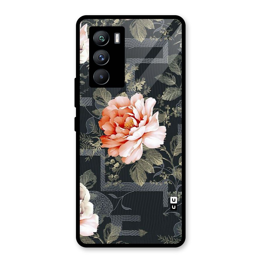 Art And Floral Glass Back Case for Vivo iQOO 9 SE